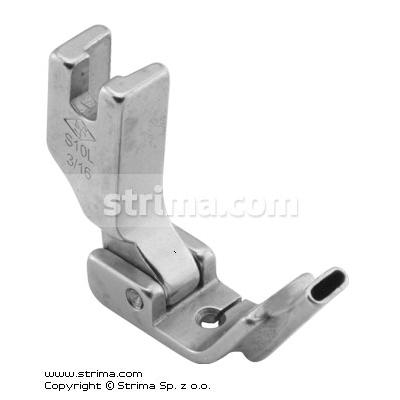 Foot with left tape guide 4.8mm