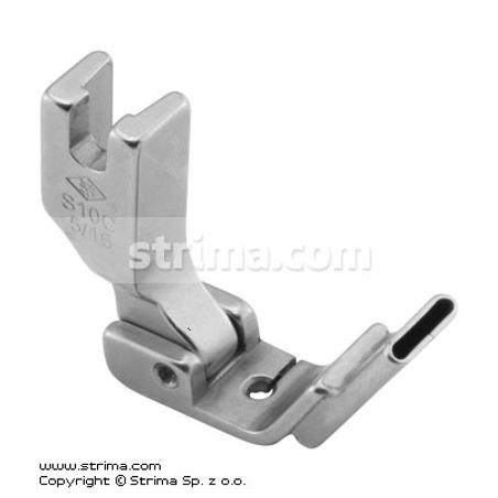 Foot with central tape guide 8.0mm