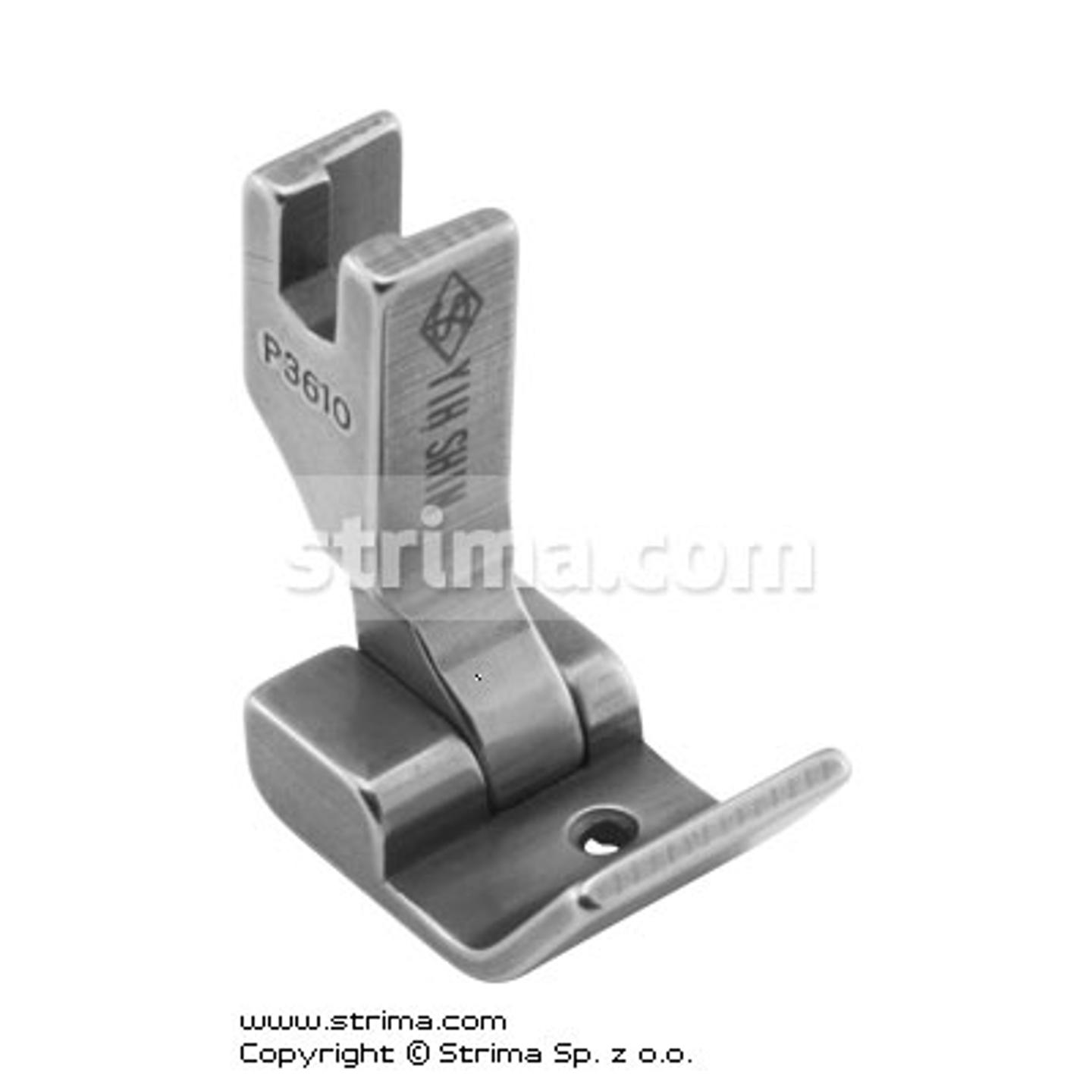 Foot for hemmers, runner width 16mm