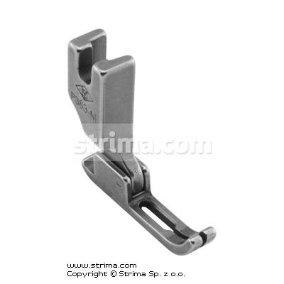 Zipper needle feed foot