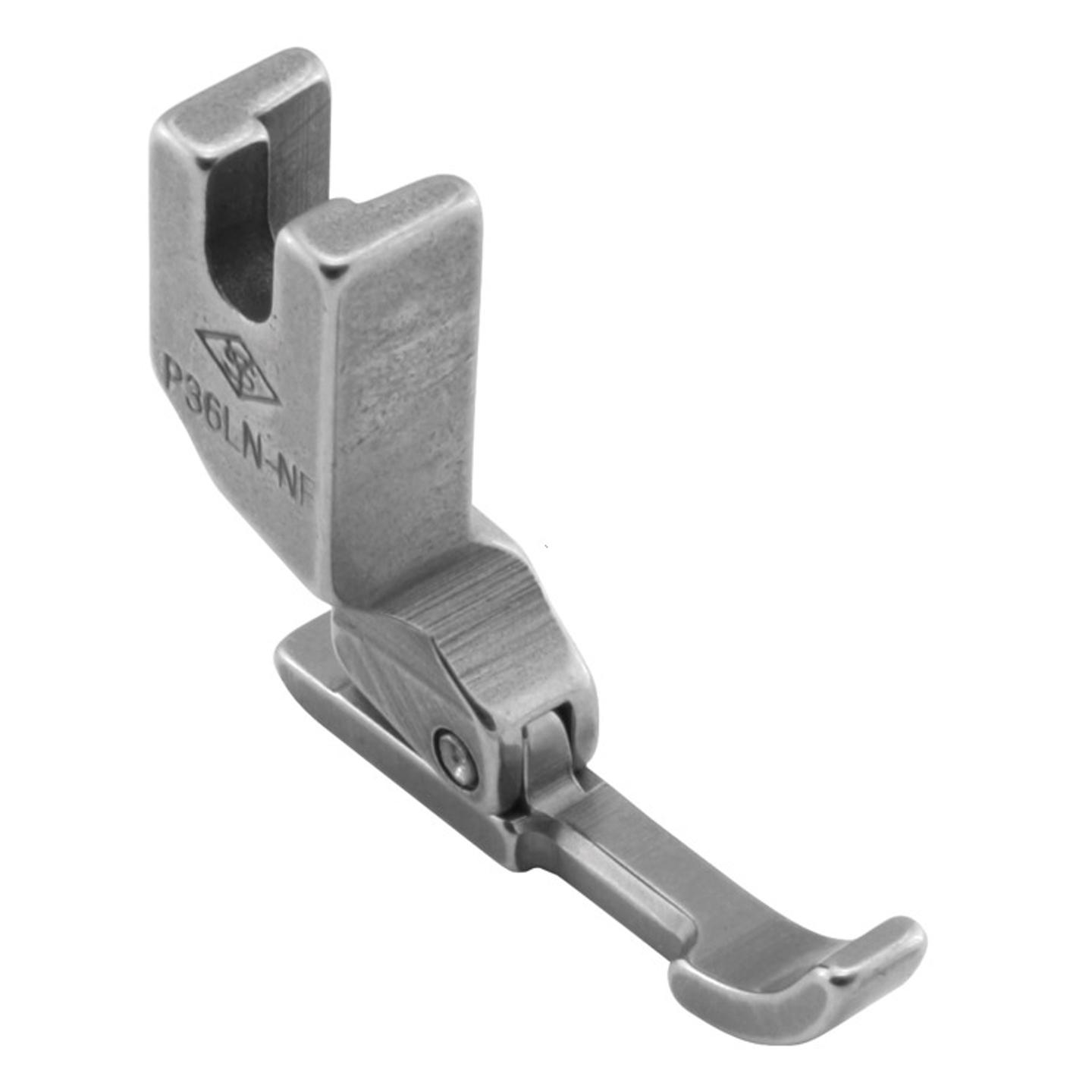 Cording needle feed foot, left, narrow