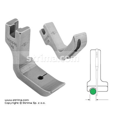 Piping foot, left 3.2mm