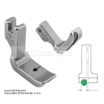 Piping foot, left 4.8mm