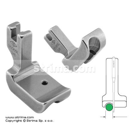 Stopka do wszywania kedry 9,5mm lewa
