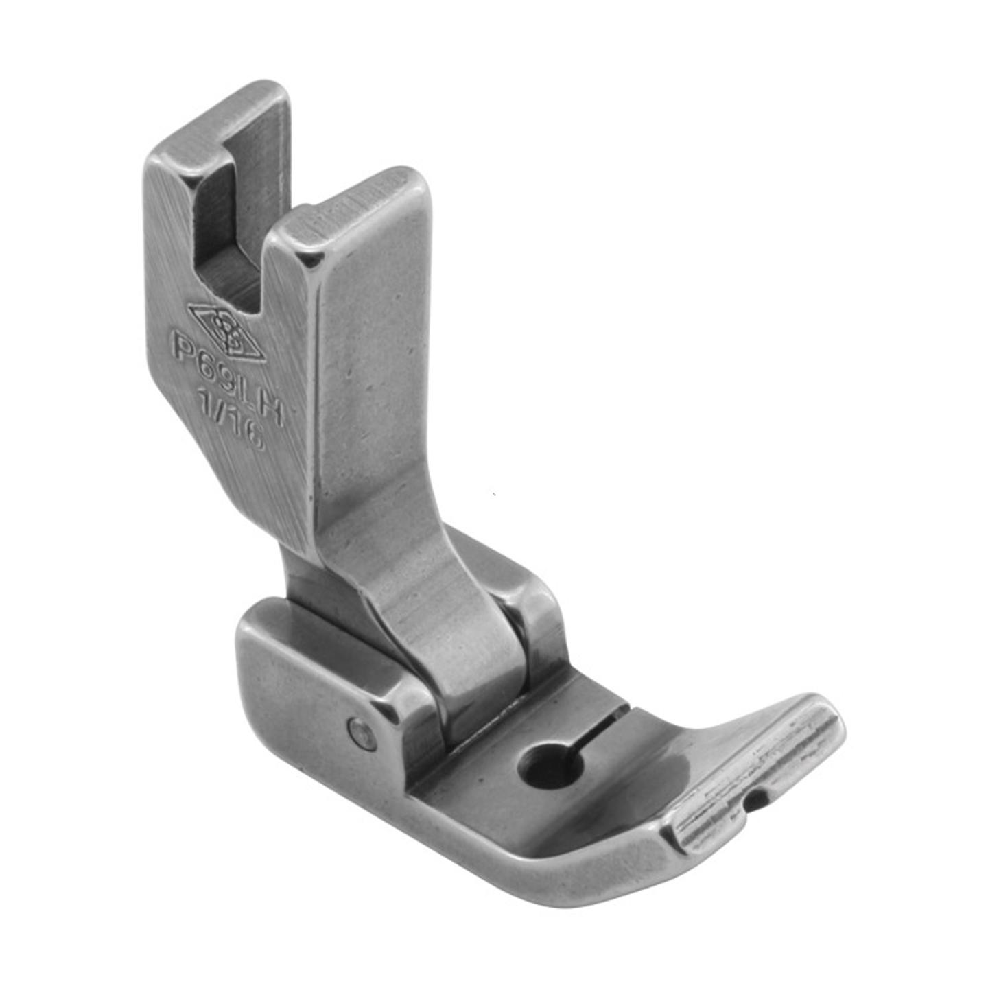Hinged piping foot, left 1.6mm