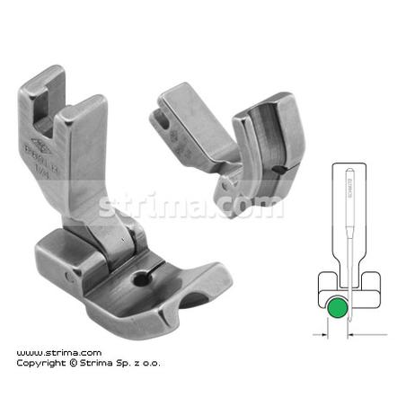 Hinged piping foot, left 6.4mm