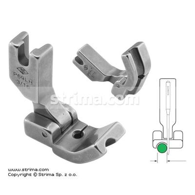 Stopka do wszywania kedry 4,8mm lewa z przegubem