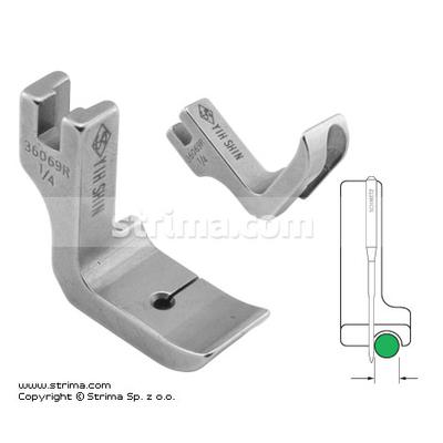 Piping foot, right 6.4mm