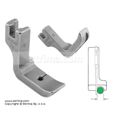 Piping foot, right 3.2 mm