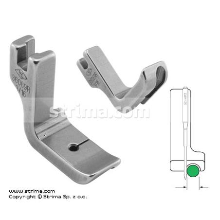 Piping foot, right 4.8mm