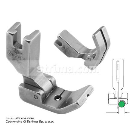 Hinged piping foot, right 1.6mm