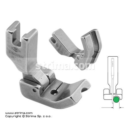 Hinged piping foot, right 4.8mm