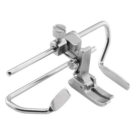 Foot with left and right gauges