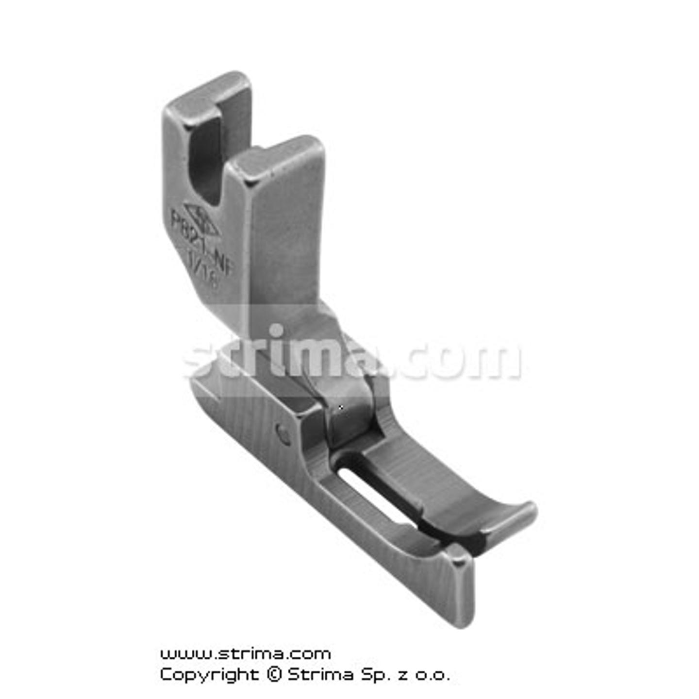 Needle feed foot with left guide 1.6mm