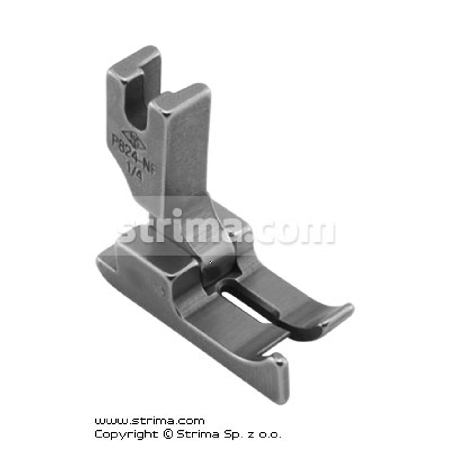 Needle feed foot with left guide 6.4mm