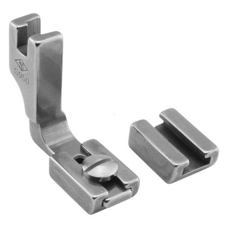 Adjustable shirring foot