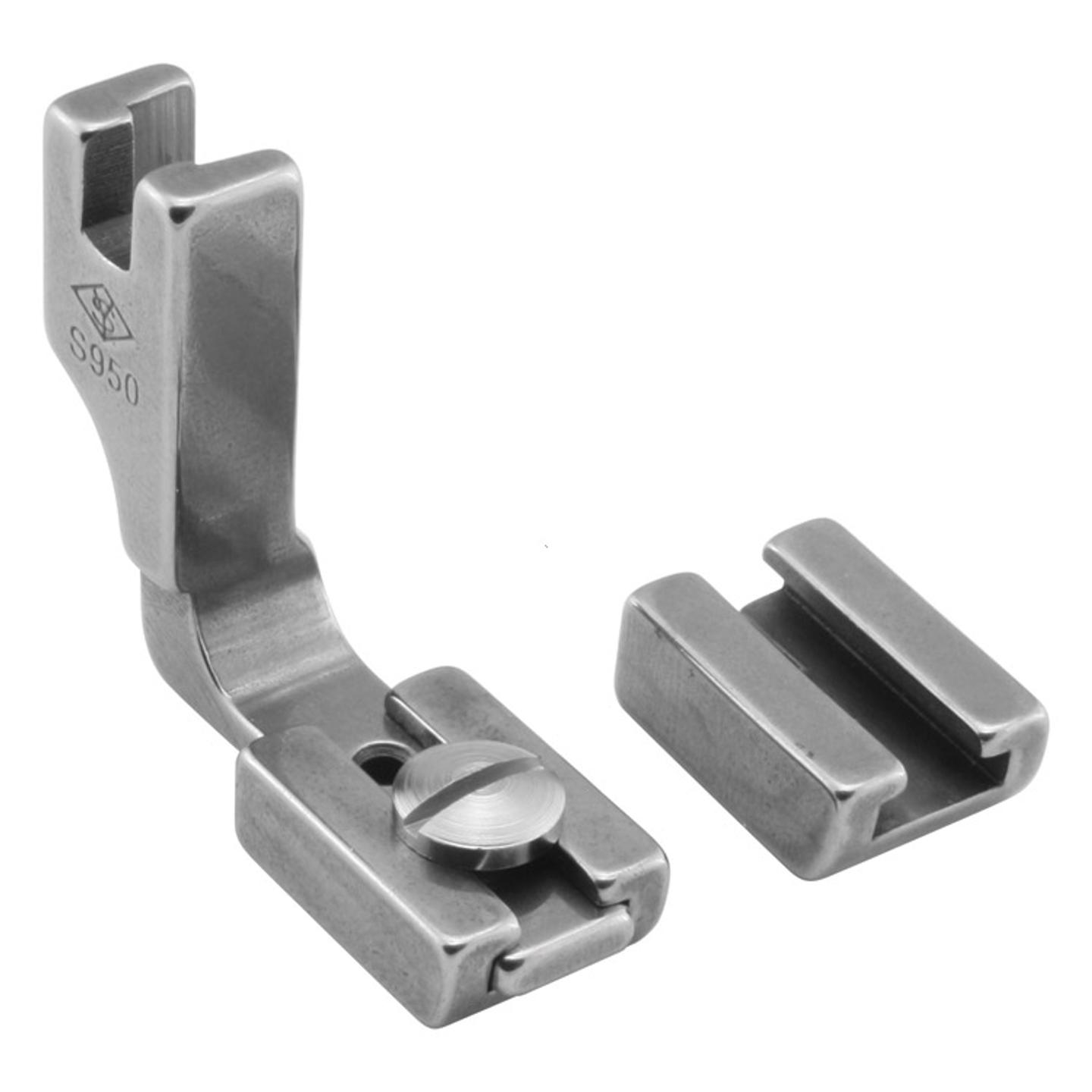 Adjustable shirring foot