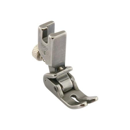 Adjustable piping and shirring foot