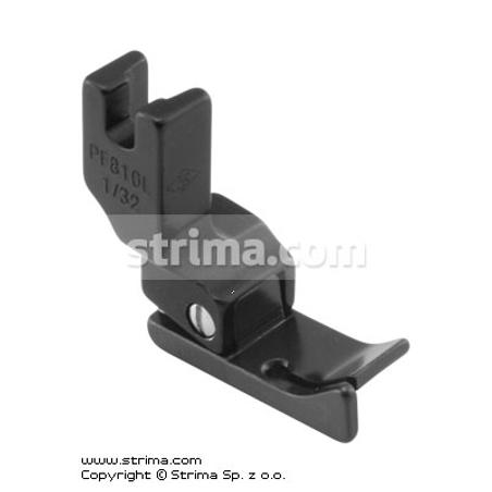 PTFE coated foot with left edge guide 0.8mm