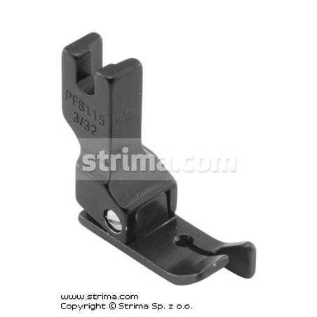 Stopka pokryta PTFE z prowadnikiem krawędziowym prawym 2,4mm