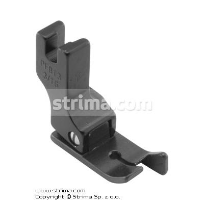 PTFE coated foot with right edge guide 4.8mm