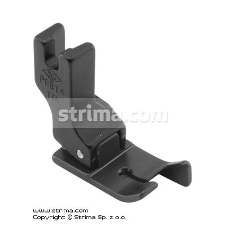 PTFE coated foot with right edge guide 6.4mm