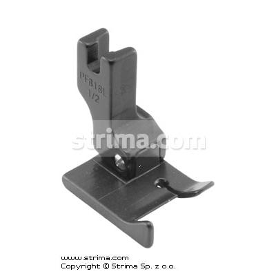 PTFE coated foot with left edge guide 12.7mm