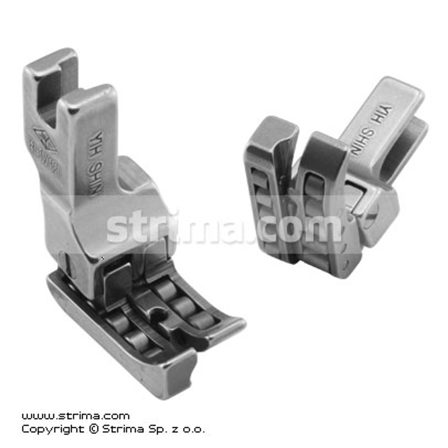 Compensating roller foot, left 0.8 mm