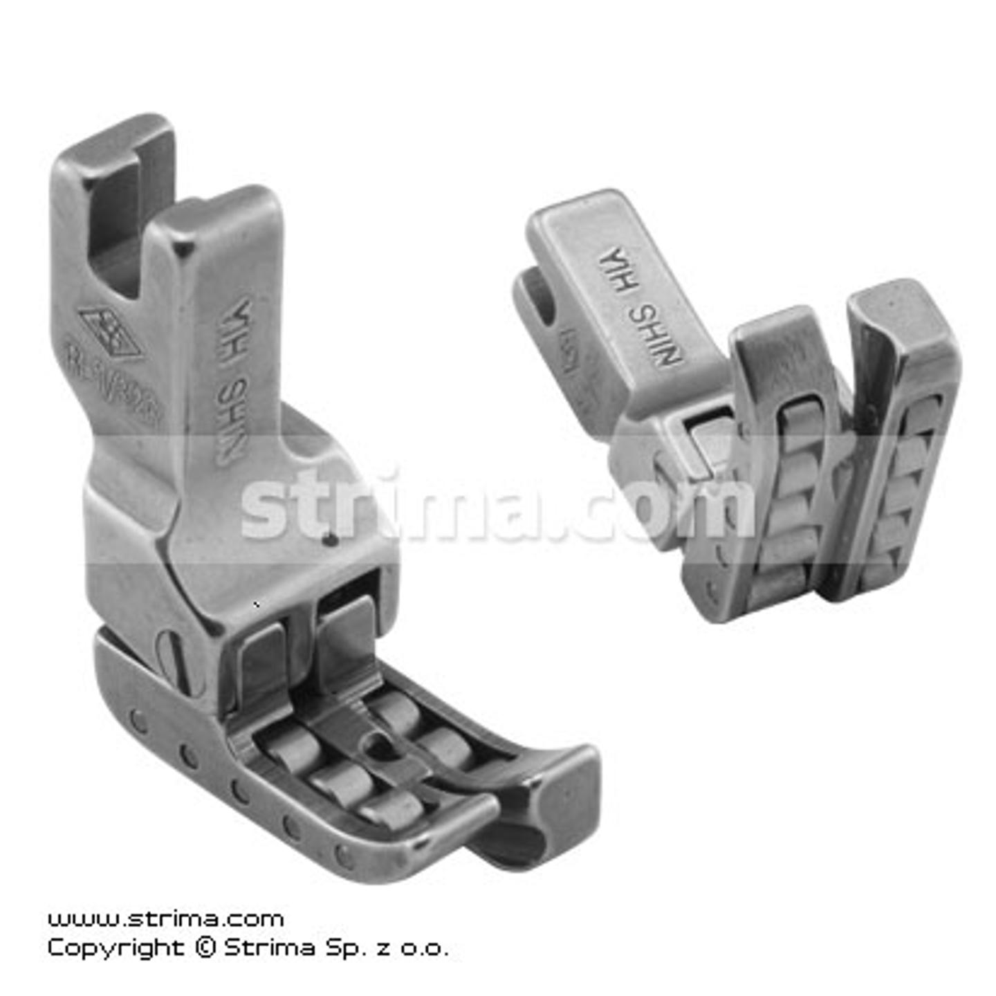 Compensating roller foot, right 0.8mm