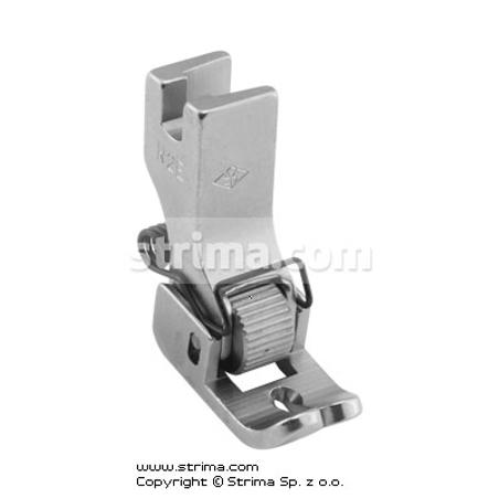 Foot with roll for lockstitch machine