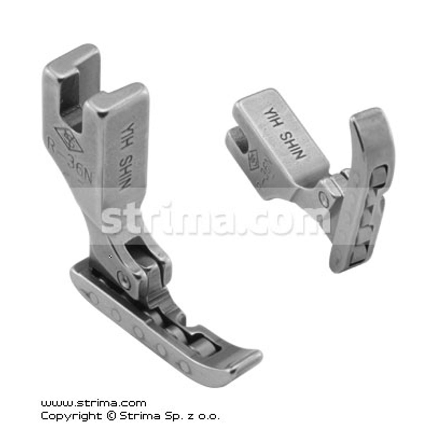 Cording roller foot, right, narrow