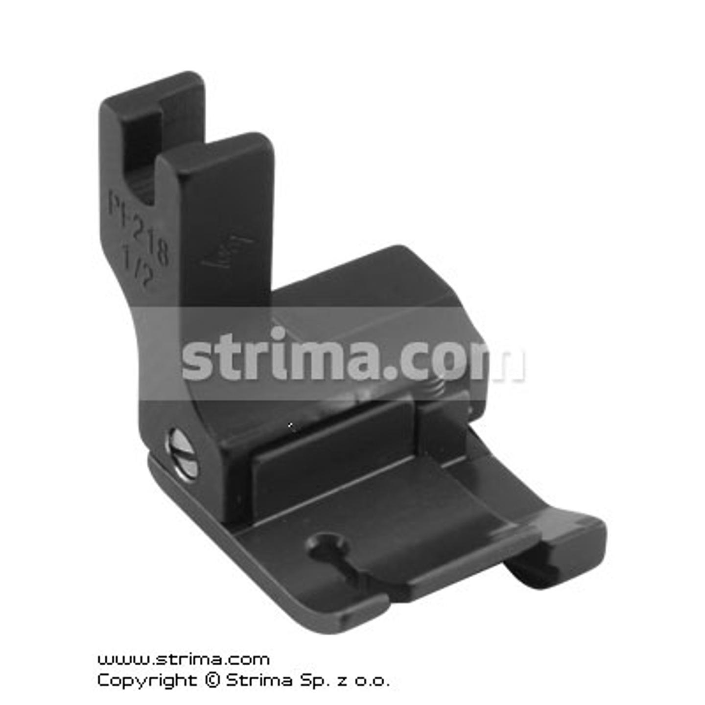 Compensting PTFE coated foot for fine knitwear, right 12.7mm