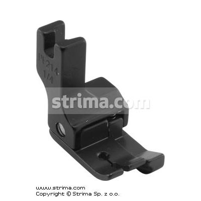 Stopka pokryta PTFE wyrównawcza (kompensacyjna) prawa 6,4mm do delikatnych dzianin