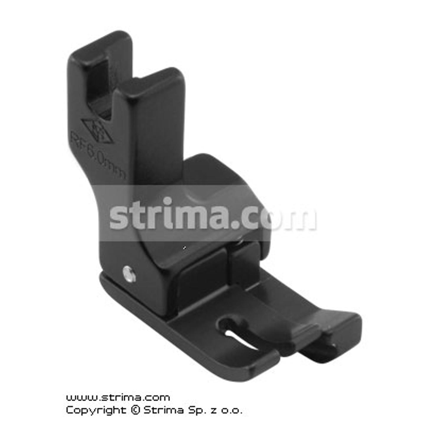 Compensting PTFE coated foot, right 6.0mm