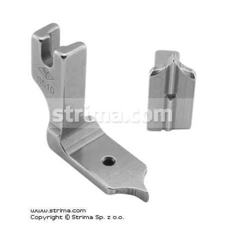 Foot with central guide