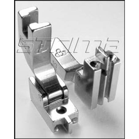 Ivisible hinged zipper foot