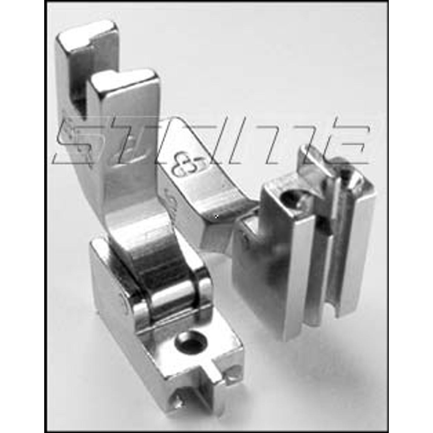 Ivisible hinged zipper foot