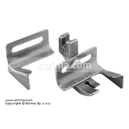 Foot with left and right gauges