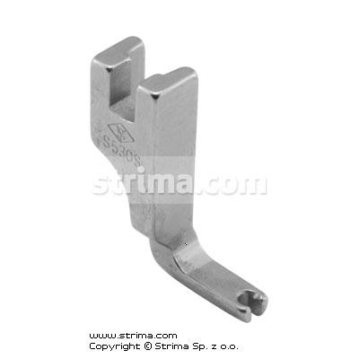 Zipper foot, narrow, short