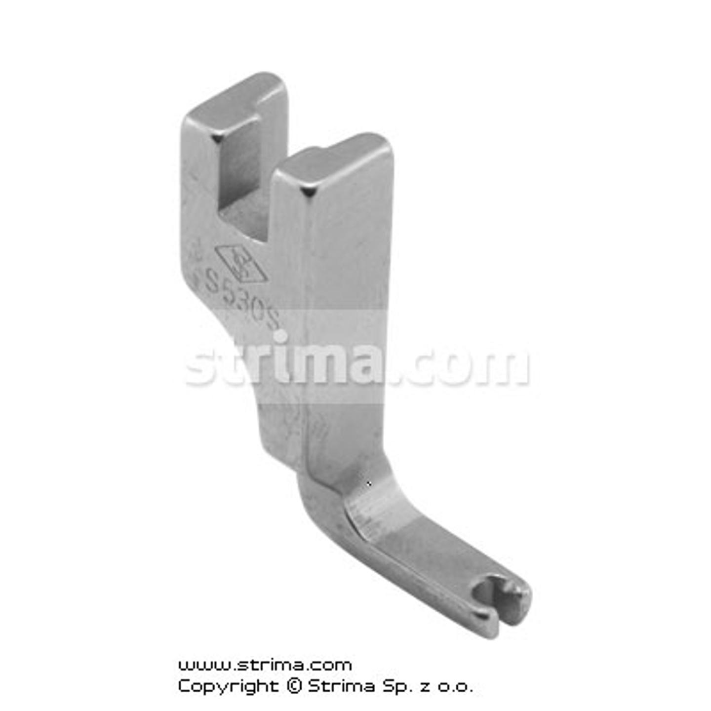 Zipper foot, narrow, short