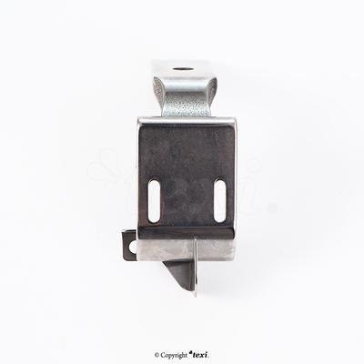 Foot for two needle lockstitch machine 1/2", with adjusted guide