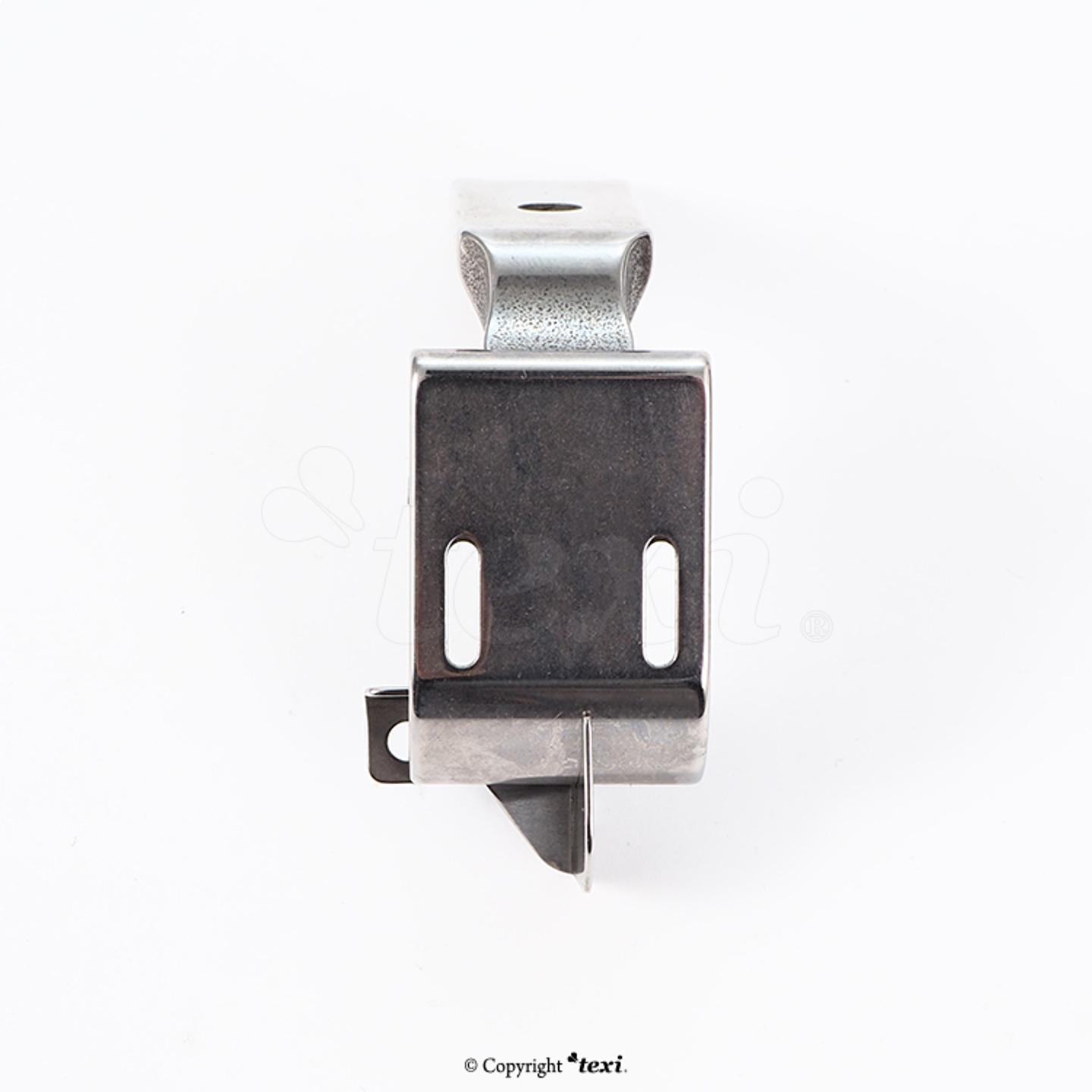 Foot for two needle lockstitch machine 1/2", with adjusted guide