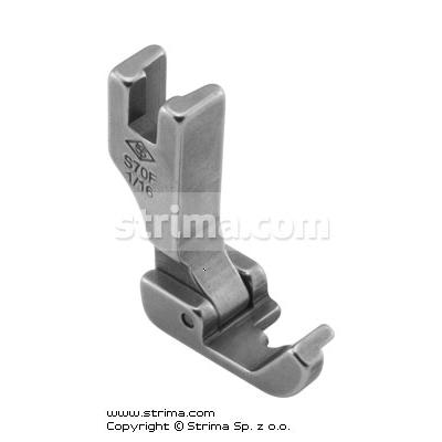 Foot for binders and hemmers, witdh 1.6 mm