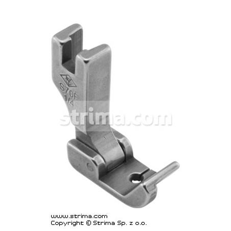 Foot for binders and hemmers, width 6.4 mm
