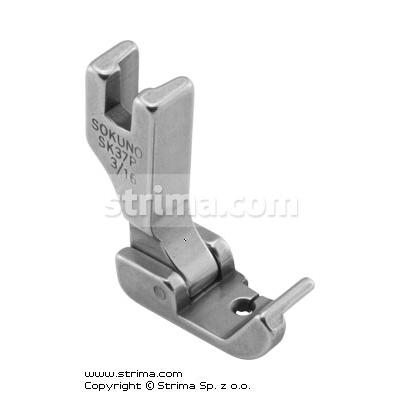 Foot for binders and hemmers, width 4.8 mm