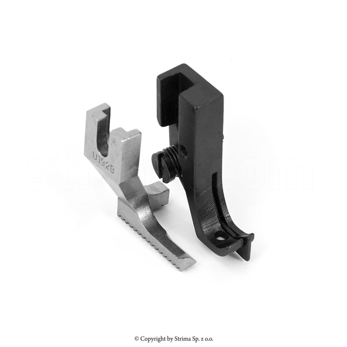 Zestaw stopek kroczących z prawym liniałem 1,6mm do Zoje ZJ0303, Juki DU-1181N, Siruba YF-616, Mitsubishi DY-350, Texi Walker