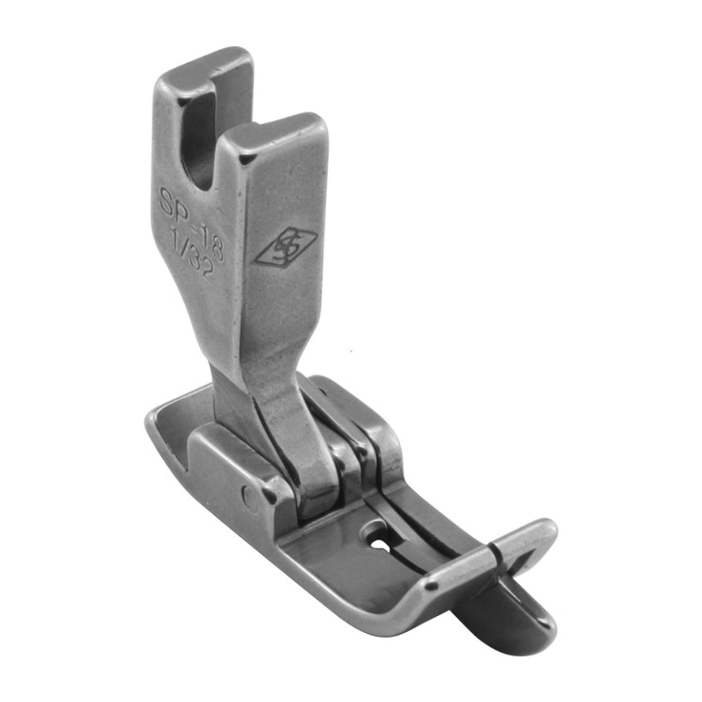 Compensating foot 0.8mm with springing right gauge