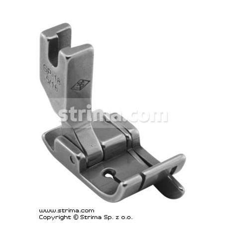 Compensating foot 8,0mm with springing right gauge