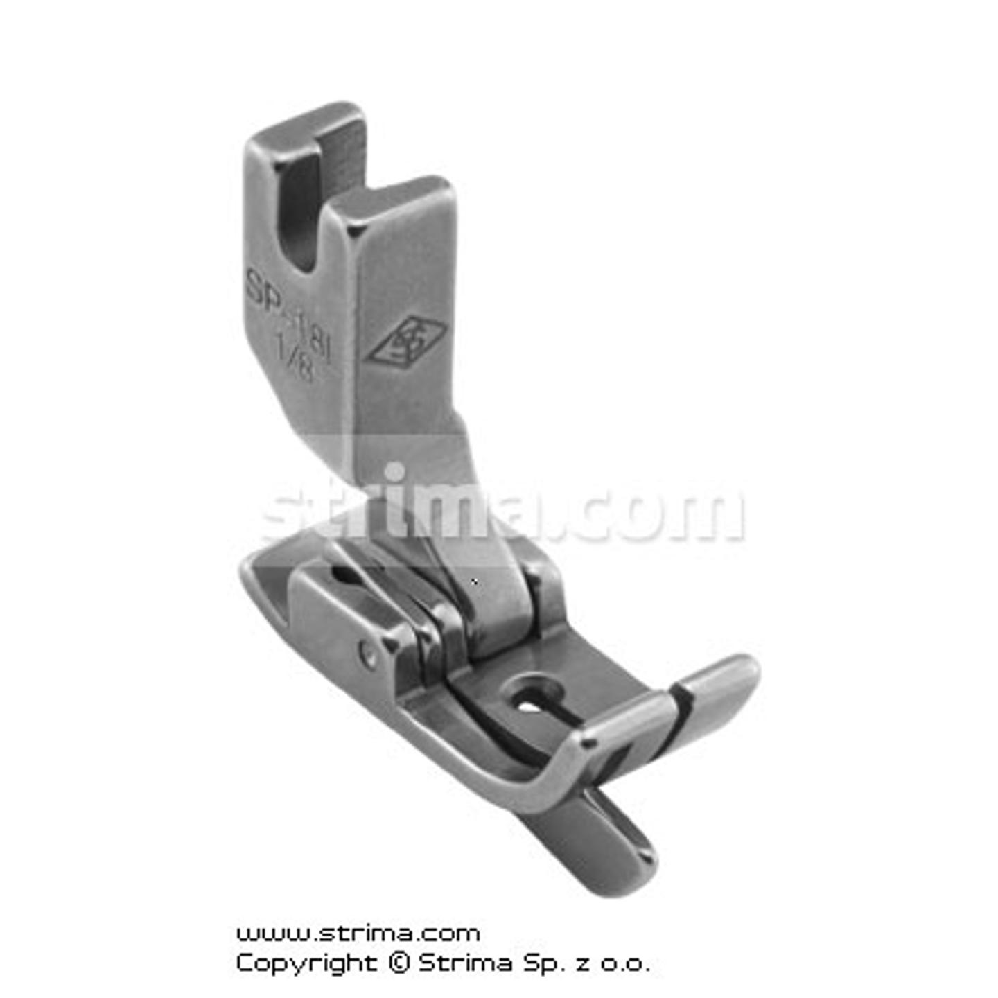 Compensating foot 3.2mm with springing left gauge