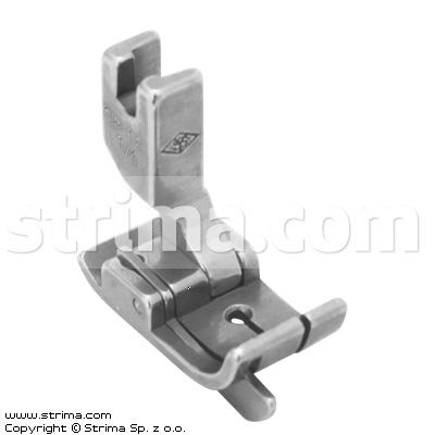 Needle feed foot with left gauge 6.4mm
